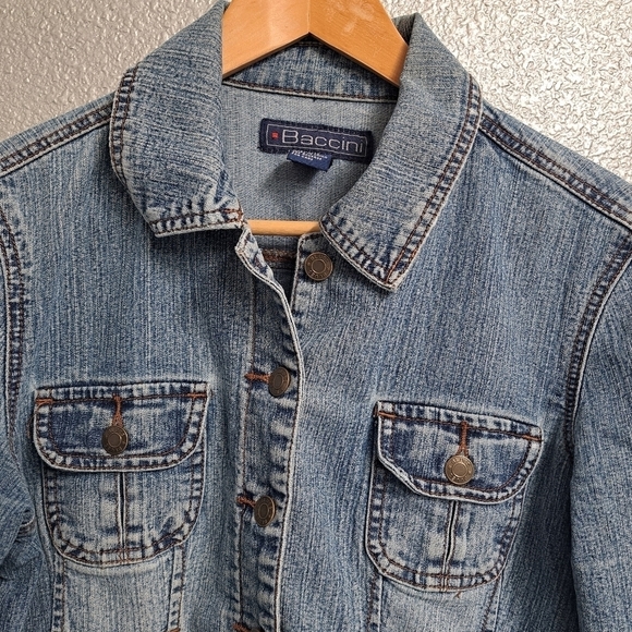 Baccini Women's Jean Jacket   Size S - Picture 7 of 11